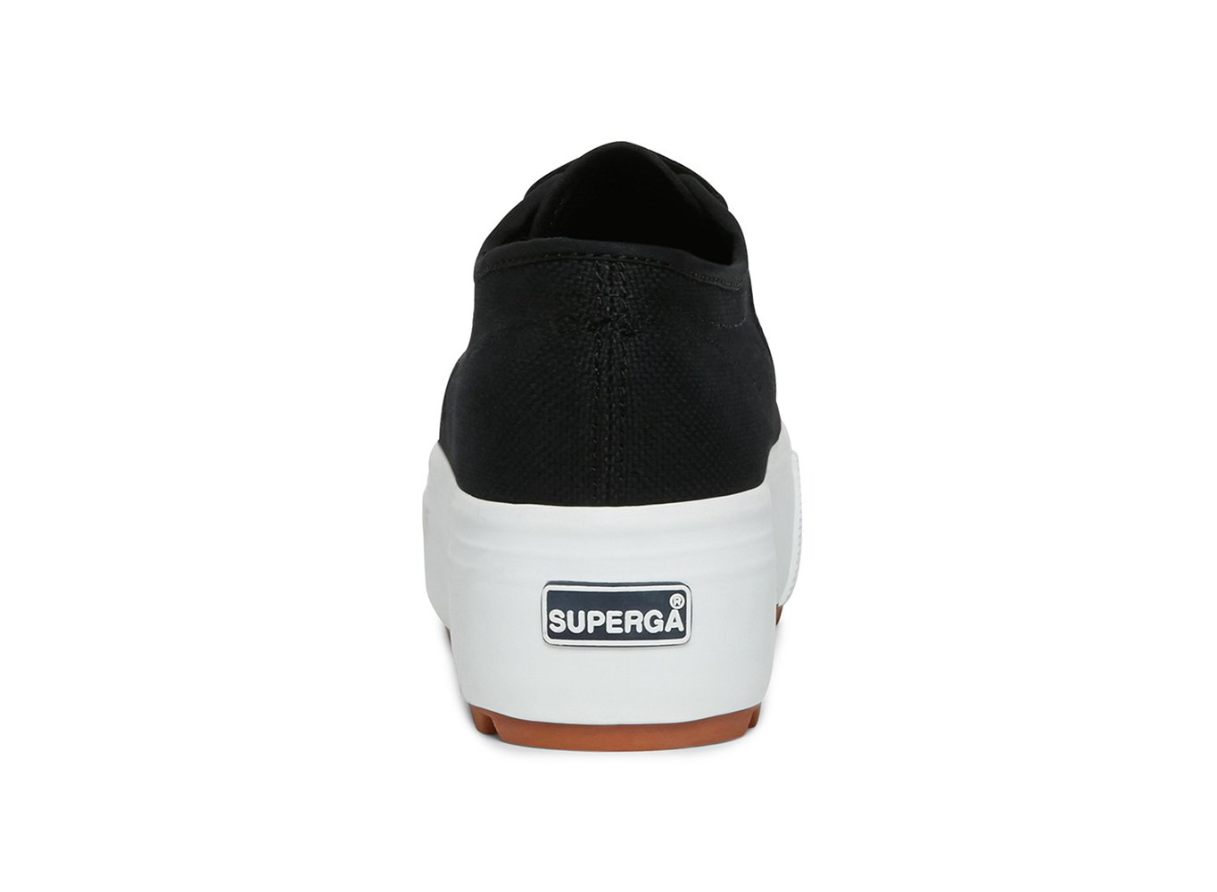 Zapatillas Superga Mujer Negras/Blancas - 2790 Tank - 241756APD